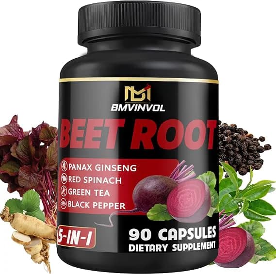 Bmvinvol Beet Root Extract 8550mg Capsules