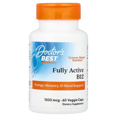 Doctor’s Best Fully Active B12 (Methylcobalamin) – 1500 mcg