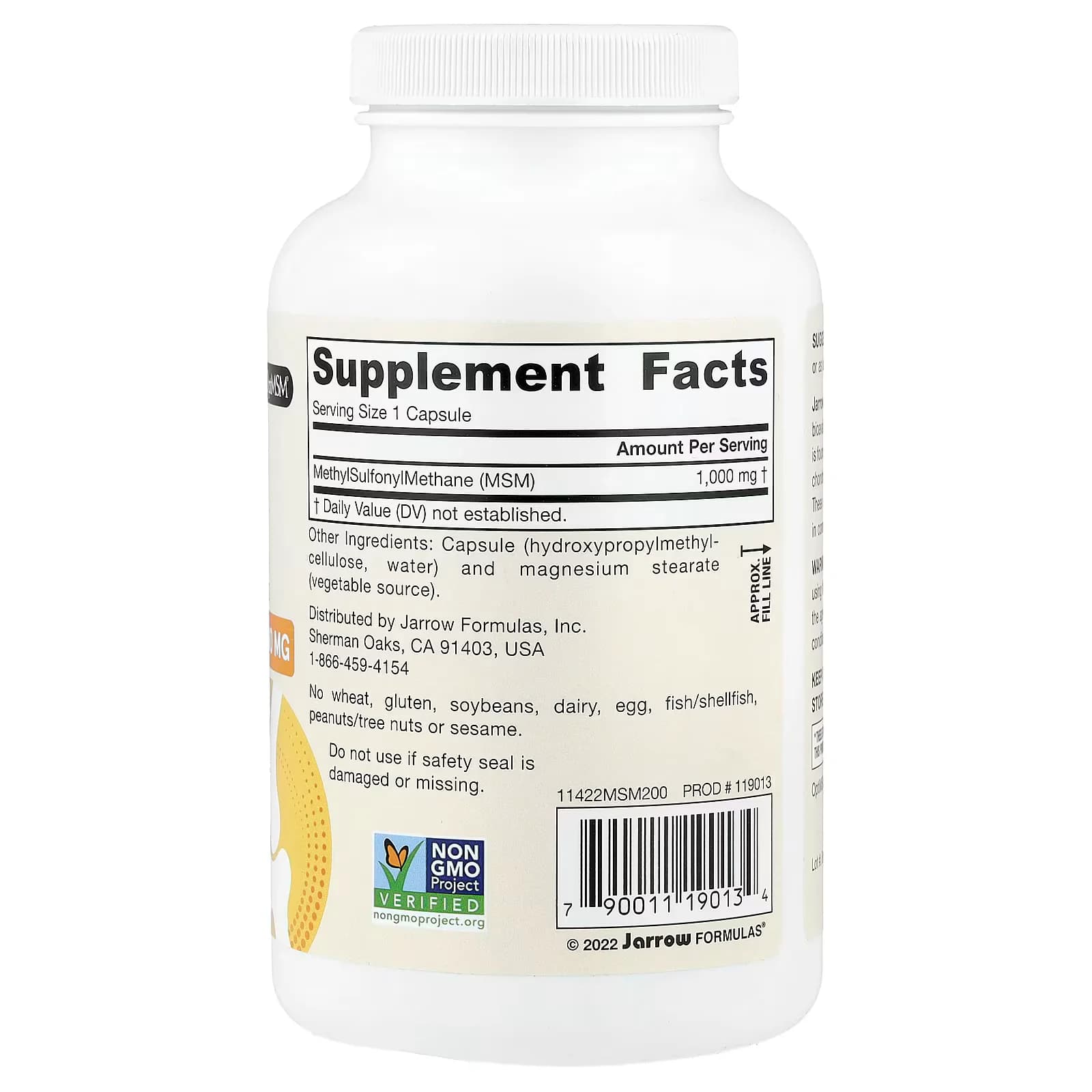 Jarrow Formulas MSM 1000 mg
