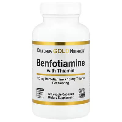 Lake Avenue Nutrition Benfotiamine With Thiamine Capsules