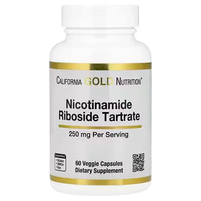 California Gold Nutrition Nicotinamide Riboside Tartrate 250 mg 60 Capsules in Pakistan at Well Mart