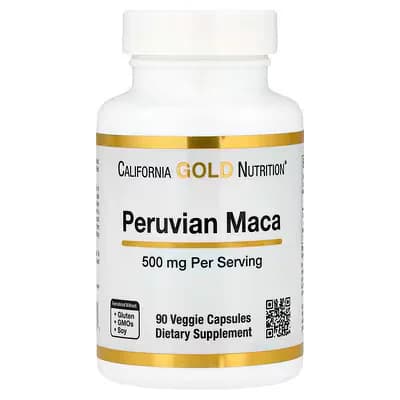 California Gold Nutrition Peruvian Maca 500 mg 90 Capsules in Pakistan at Well Mart