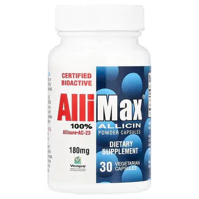 AlliMax 100% Allicin Powder 30 Vegetarian Capsules in Pakistan at Well Mart