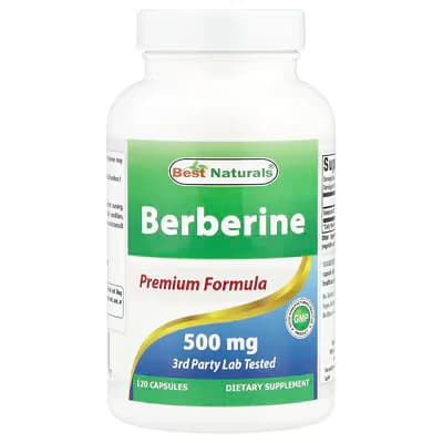 Buy Best Naturals Berberine 500mg 120 Capsules in Pakistan at Well Mart