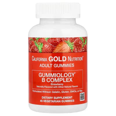 Buy California Gold Nutrition B-Complex Adult Gummies 45 Gummies in Pakistan at Well Mart