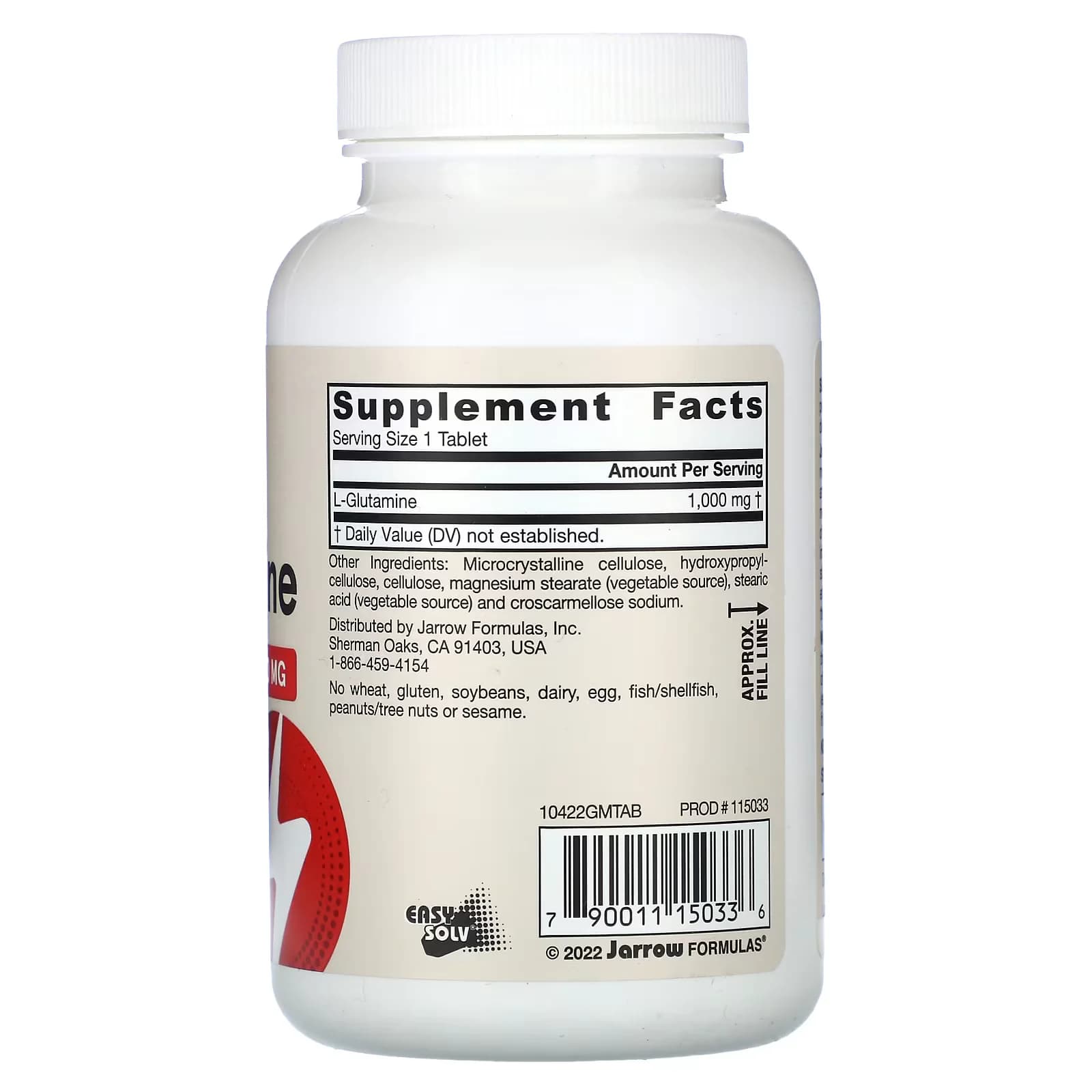 Jarrow Formula L-glutamine Supplement