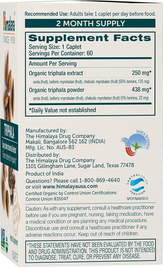 Triphala Supplement Bitter Melon in Pakistan - Well Mart
