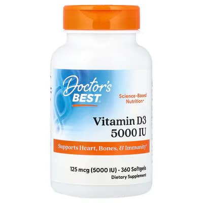 Doctor's Best Vitamin D3 5,000 IU