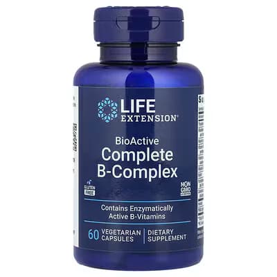 Life Extension BioActive Complete B-Complex Capsules