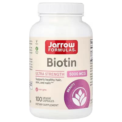 Jarrow Formulas Vegan Biotin 5000 Mcg In Pakistan, Supports Skin