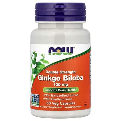 NOW Foods Ginkgo Biloba Veg Capsules | Buy in Pakistan