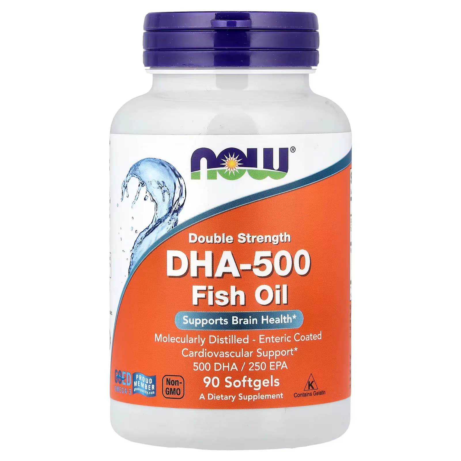 NOW Foods DHA-500 Fish Oil Softgels | Buy in Pakistan