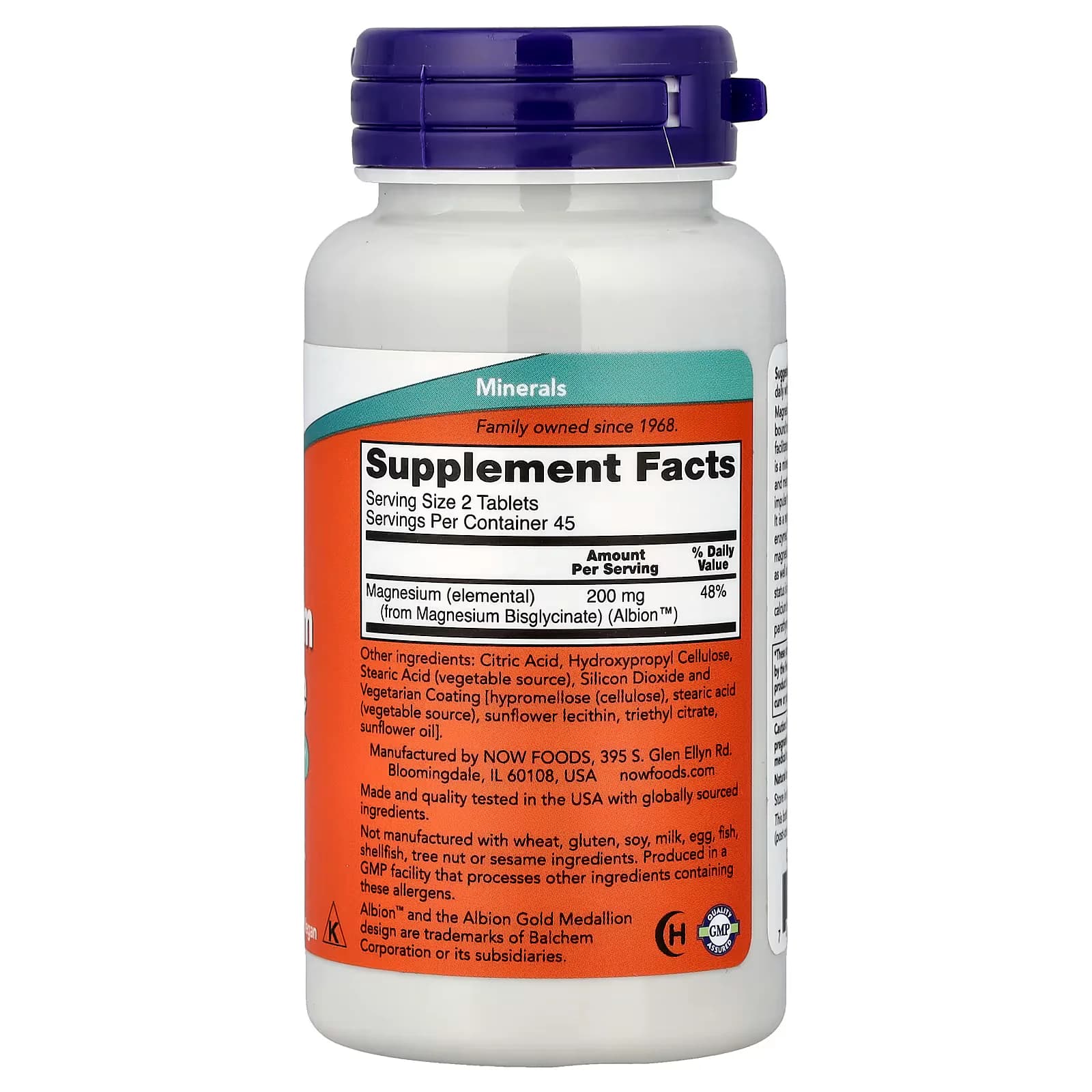 NOW Foods Magnesium Glycinate Tablets | Buy in Pakistan
