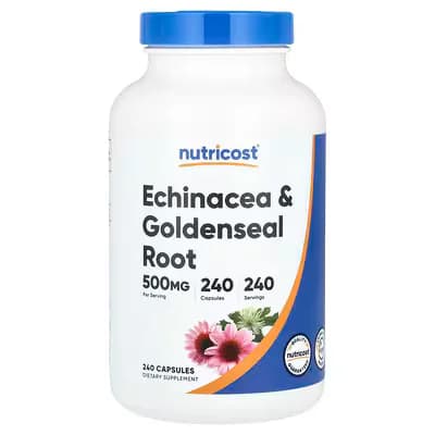 Nutricost Echinacea &amp; Goldenseal Root 500 mg Capsules