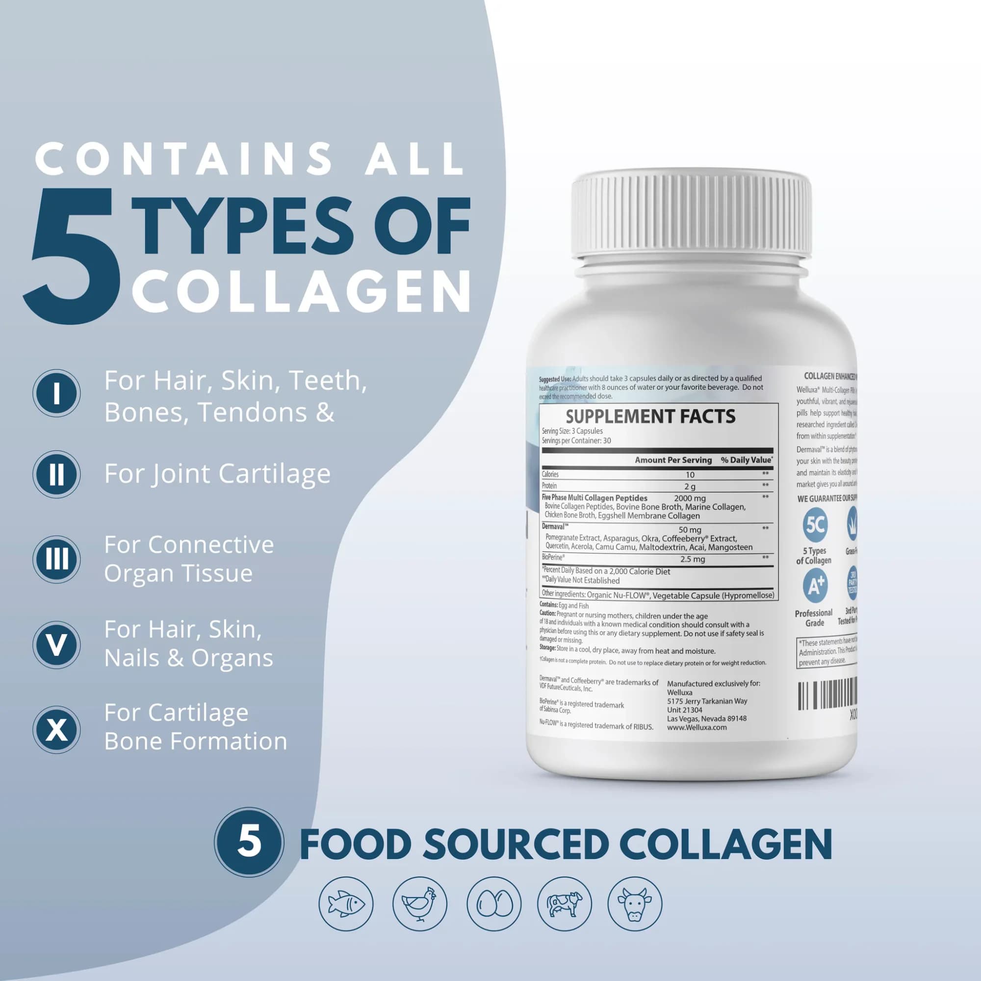 Buy Welluxa Multi-Collagen Pills Price in Pakistan