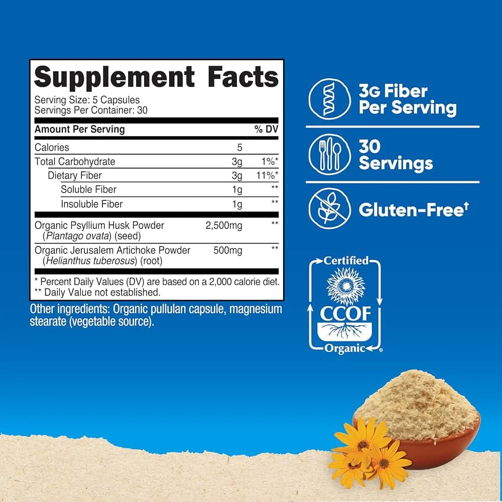Get Nutricost Organic Fiber Capsules price in Pakistan