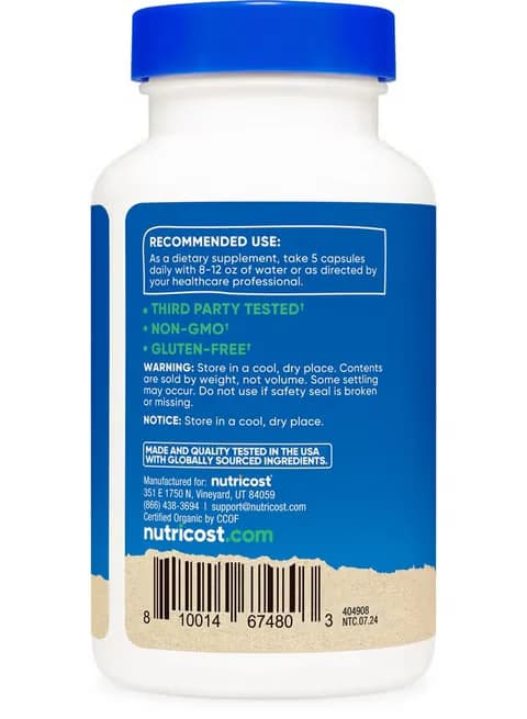 Get Nutricost Organic Fiber Capsules price in Pakistan