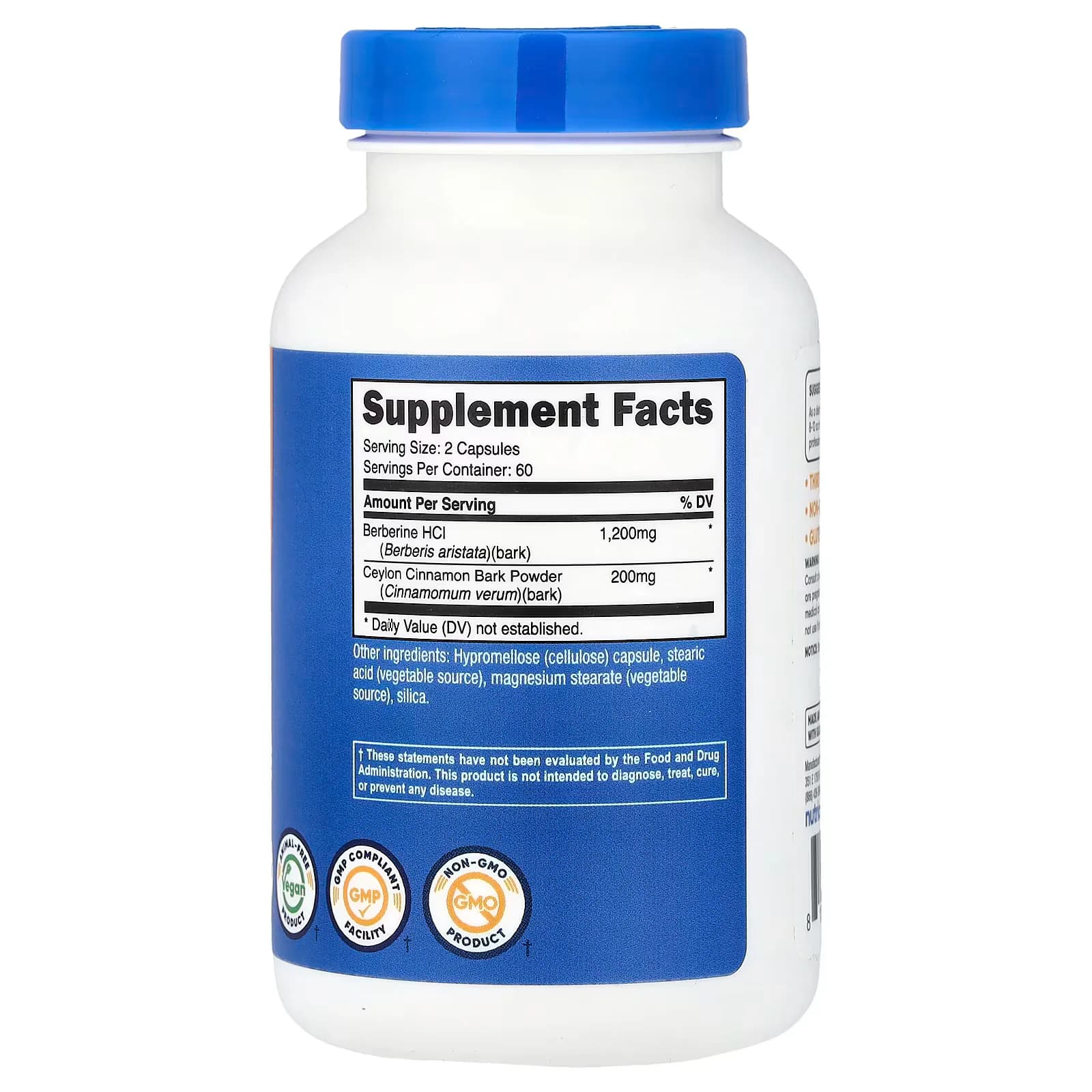 Buy Nutricost Berberine Hcl With Ceylon Cinnamon Capsules price in Pakistan