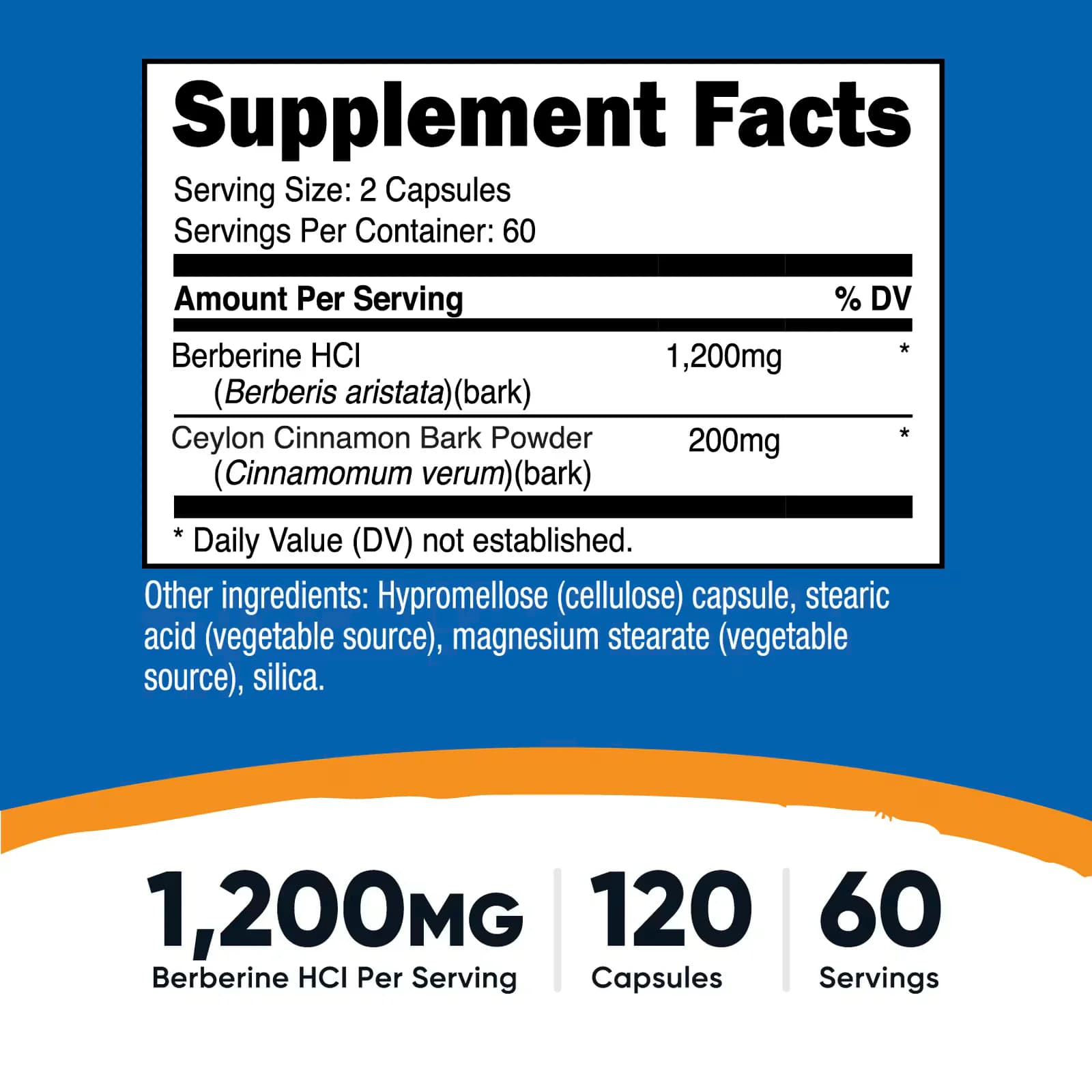 Buy Nutricost Berberine Hcl With Ceylon Cinnamon Capsules price in Pakistan