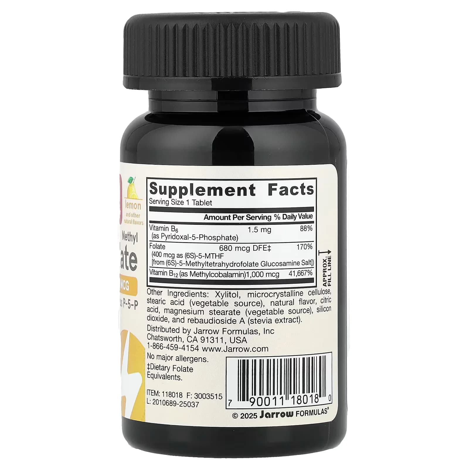 Jarrow Formulas Methyl B-12 &amp; Methyl Folate