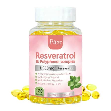 Ptvse Resveratrol & Polyphenol Complex in Pakistan, Resveratrol Capsules-Antioxidant Supplement