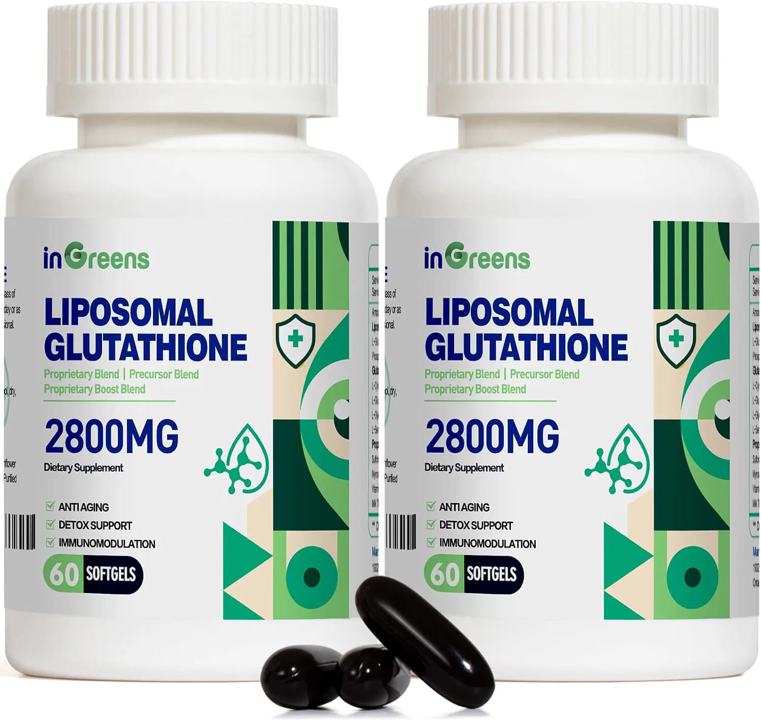 Ingreens Liposomal Glutathione 2800 MG Capsules In Pakistan - Well Mart