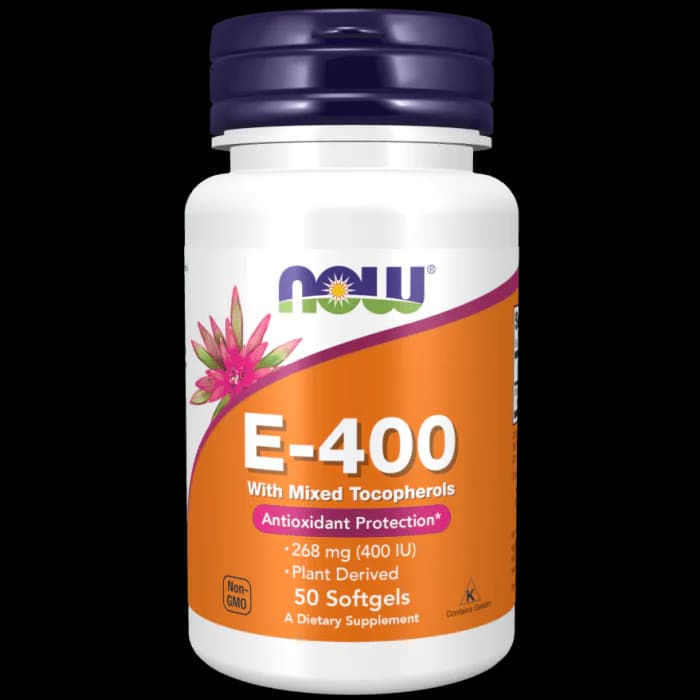 NOW Foods E-400 with Mixed Tocopherols 400 IU Softgels | Buy in Pakistan