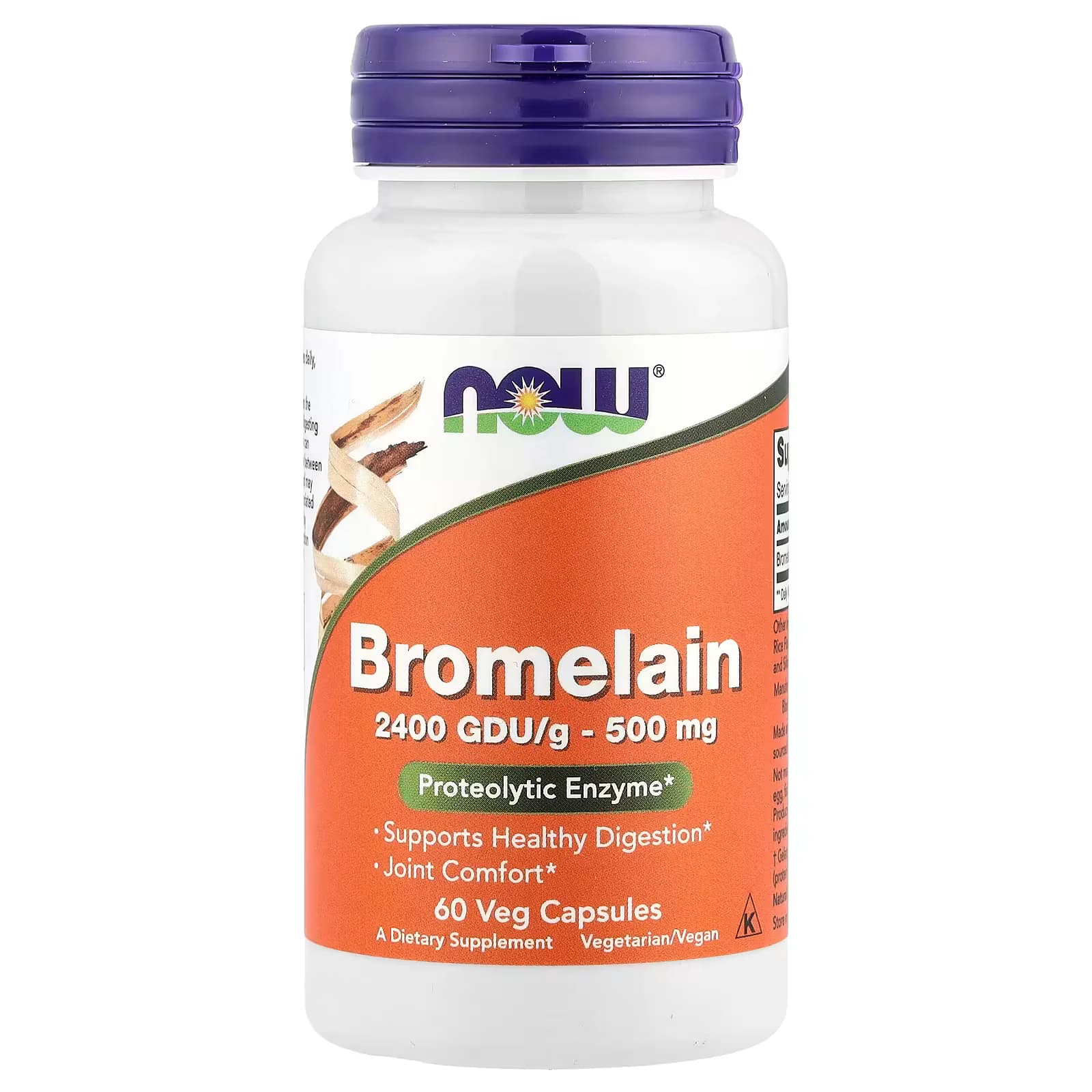 NOW Foods Bromelain 500 mg Veg Capsules | Buy in Pakistan