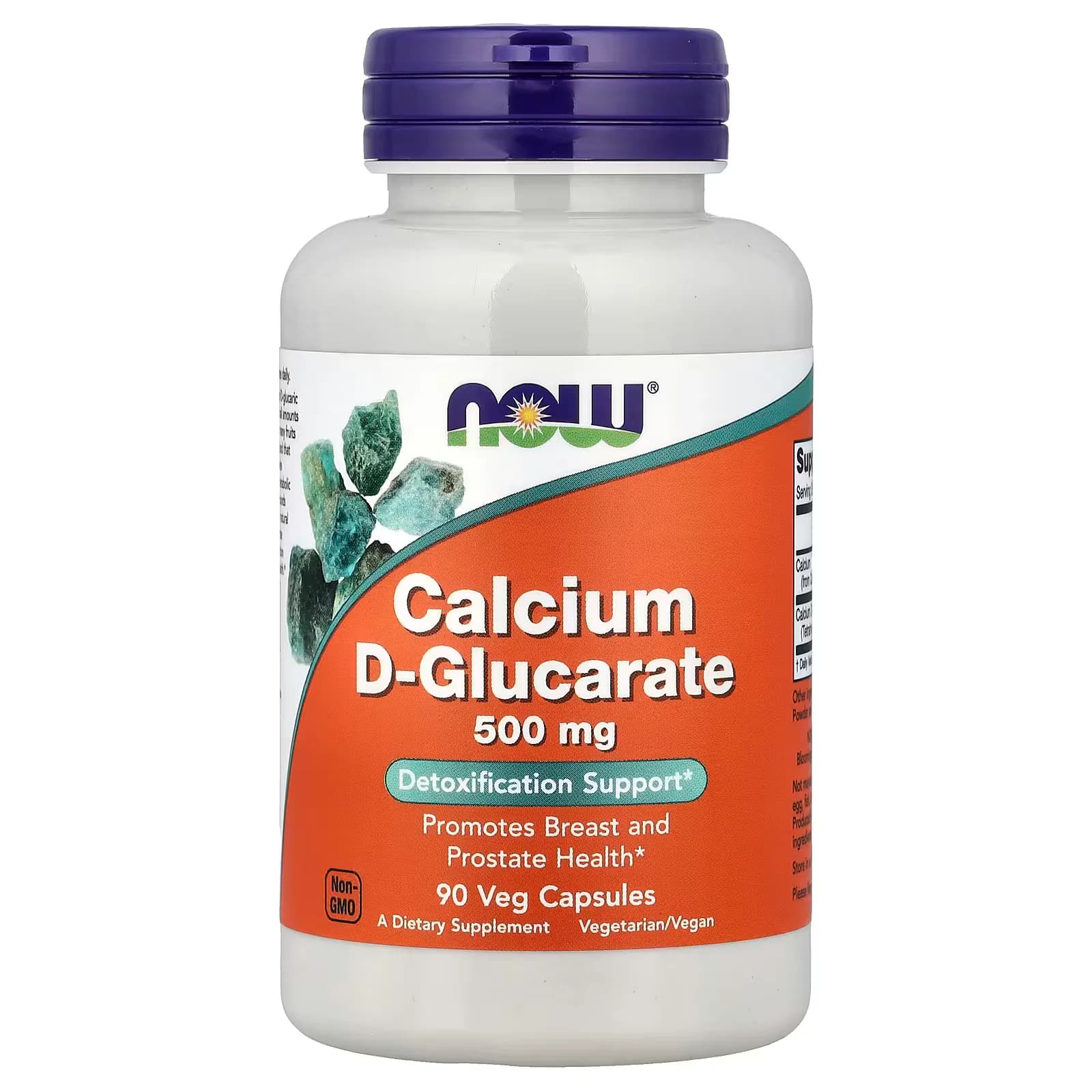 NOW Foods Calcium D-Glucarate 500 mg 90 Veg Capsules | Buy in Pakistan