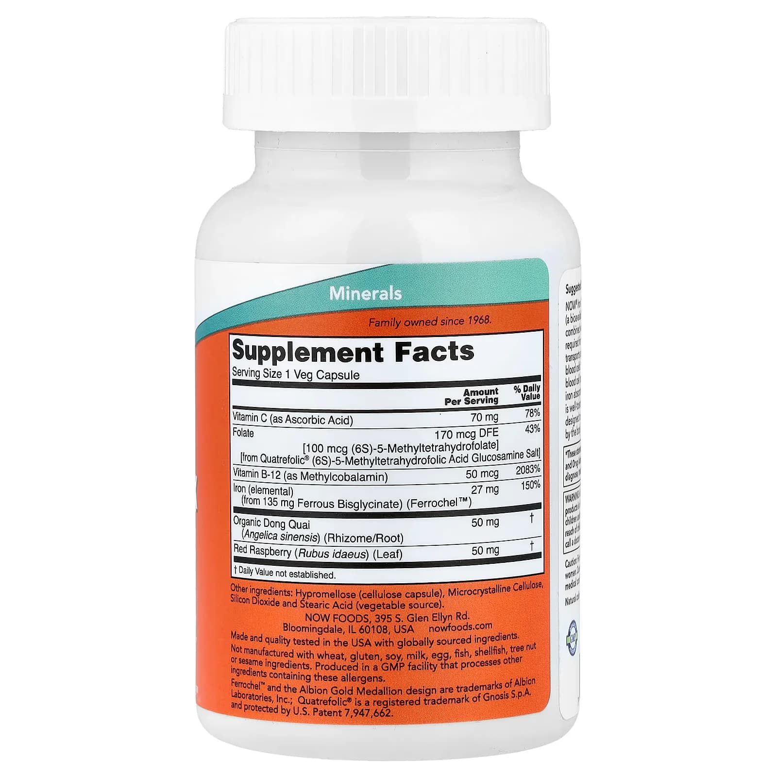 NOW Foods Iron Complex 100 Tablets in Pakistan,
