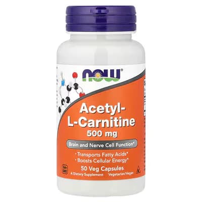 NOW Foods Acetyl-L-Carnitine Veg Capsules | Buy in Pakistan