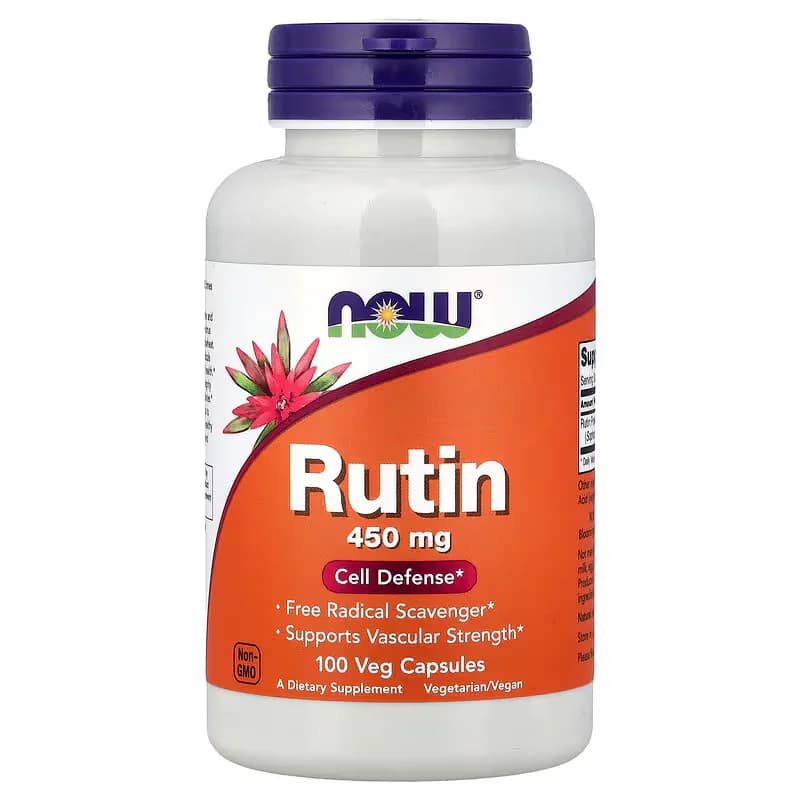 NOW Foods Rutin 450 mg 100 Veg Capsules | Buy in Pakistan