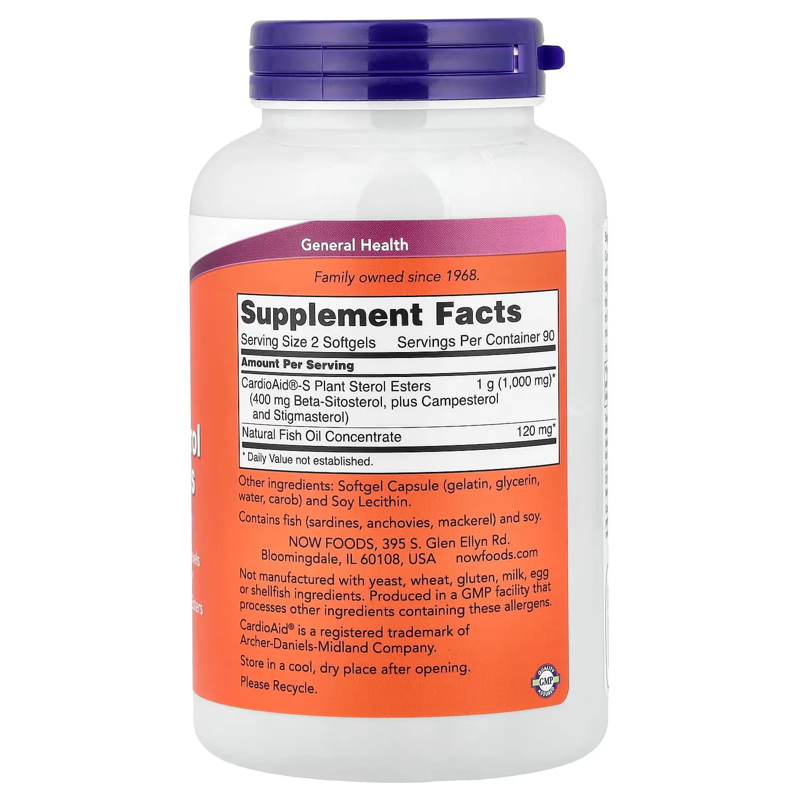 NOW Foods Beta-Sitosterol Plant Sterols 90 Softgels | Buy in Pakistan