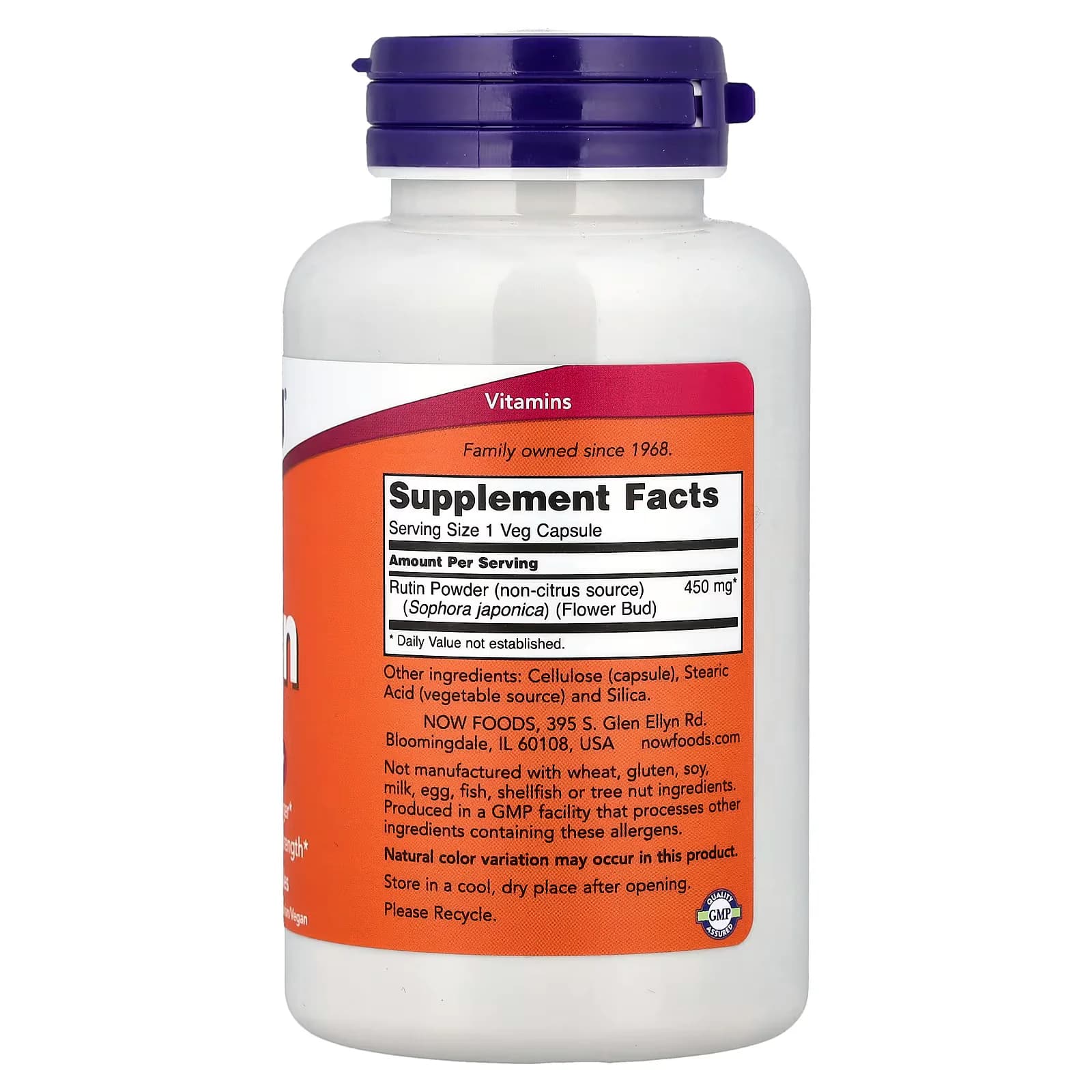 Get NOW Foods Rutin 450mg Capsules in Pakistan,