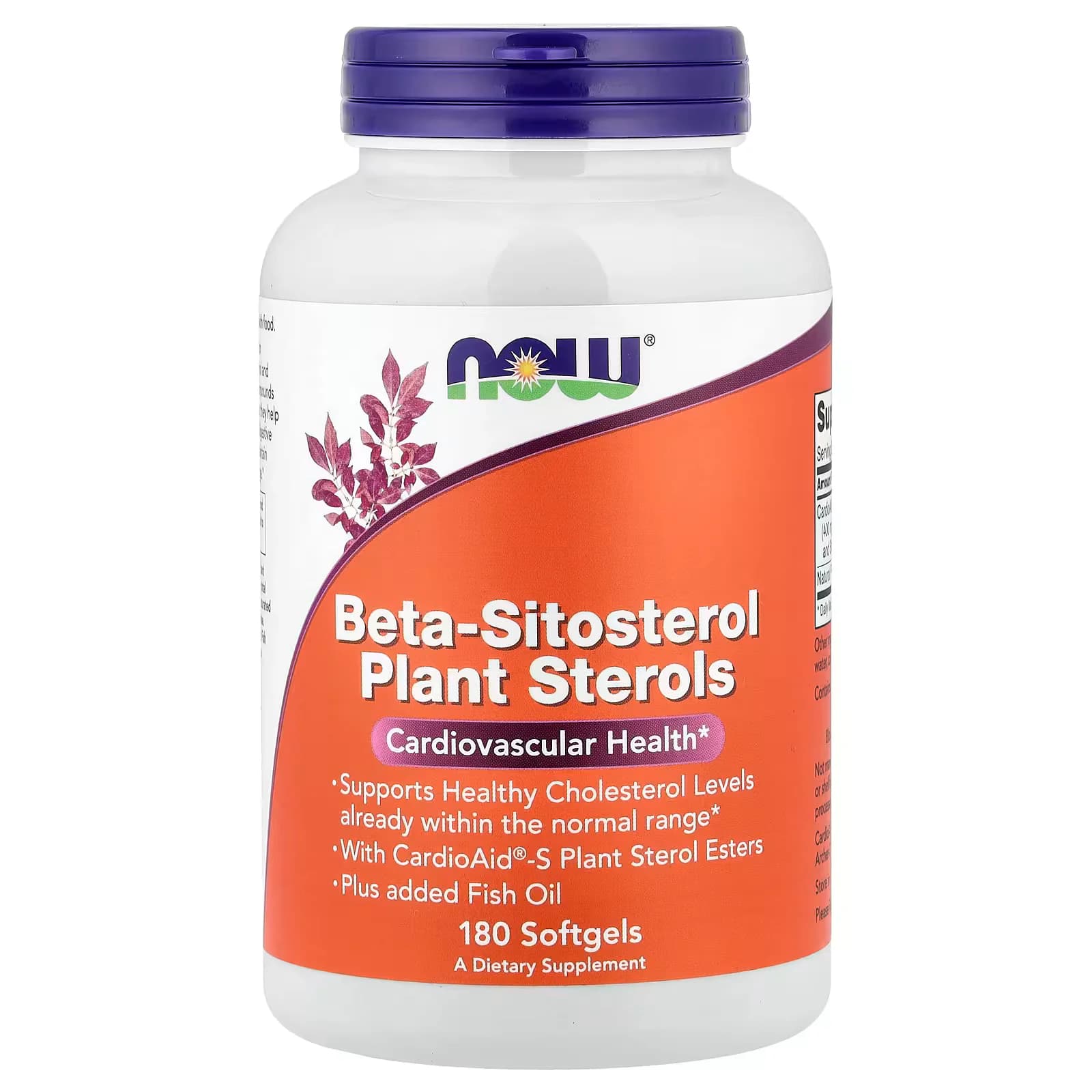 NOW Foods Beta-Sitosterol Plant Sterols 90 Softgels | Buy in Pakistan