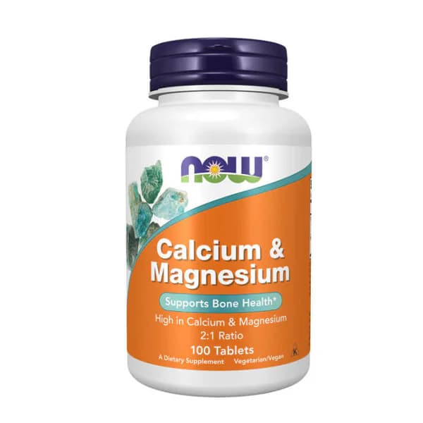 NOW Foods Calcium & Magnesium 100 Tablets | Buy in Pakistan