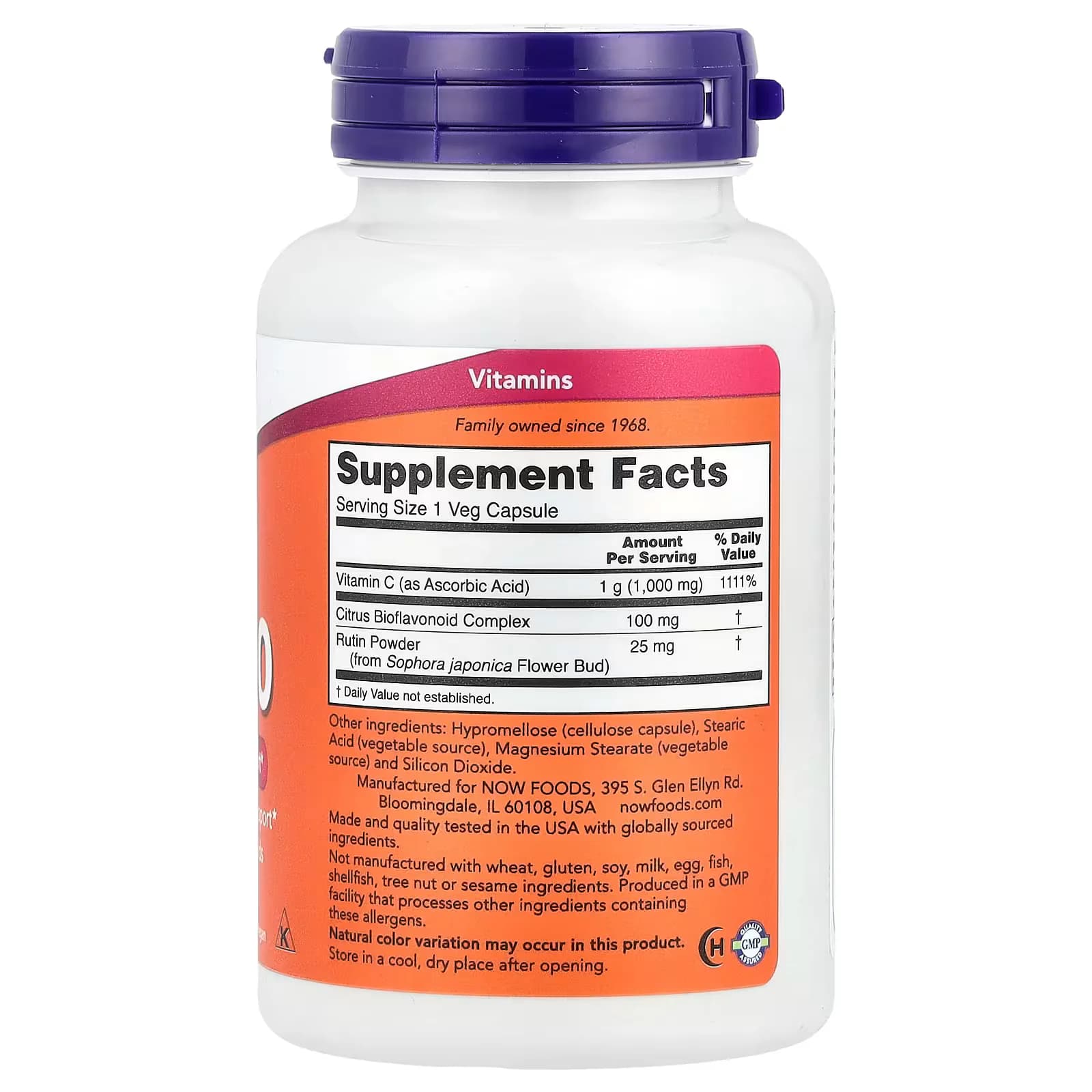 NOW Foods C-1000 100 Veg Capsules | Buy in Pakistan