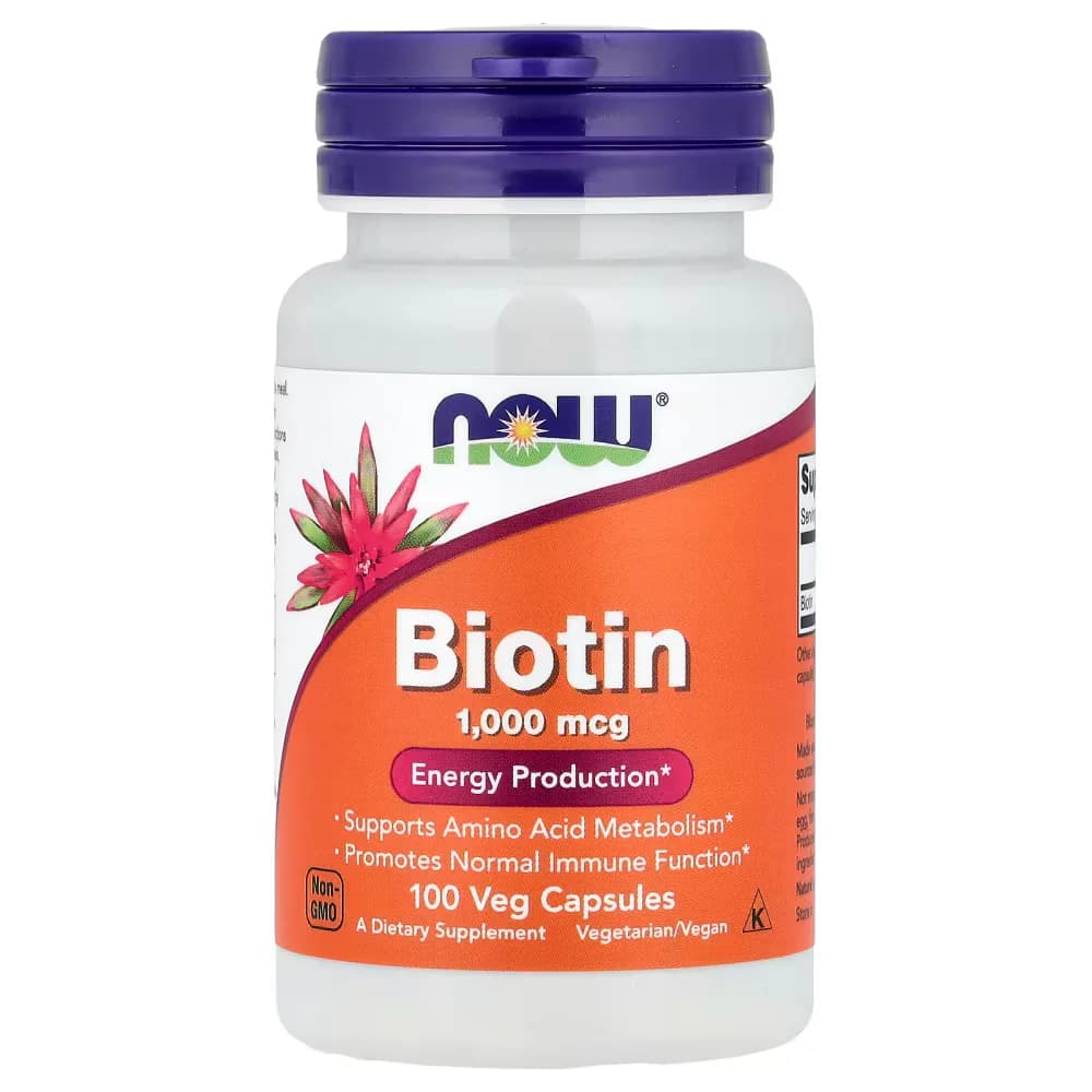 Original NOW Foods Biotin 1000mcg | Buy in Pakistan,