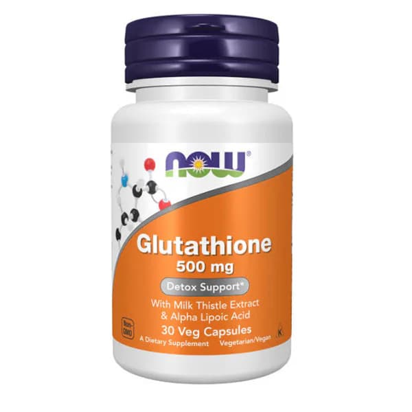 NOW Foods Glutathione 500 mg With Milk Thistle & Alpha Lipoic Acid | Buy in Pakistan