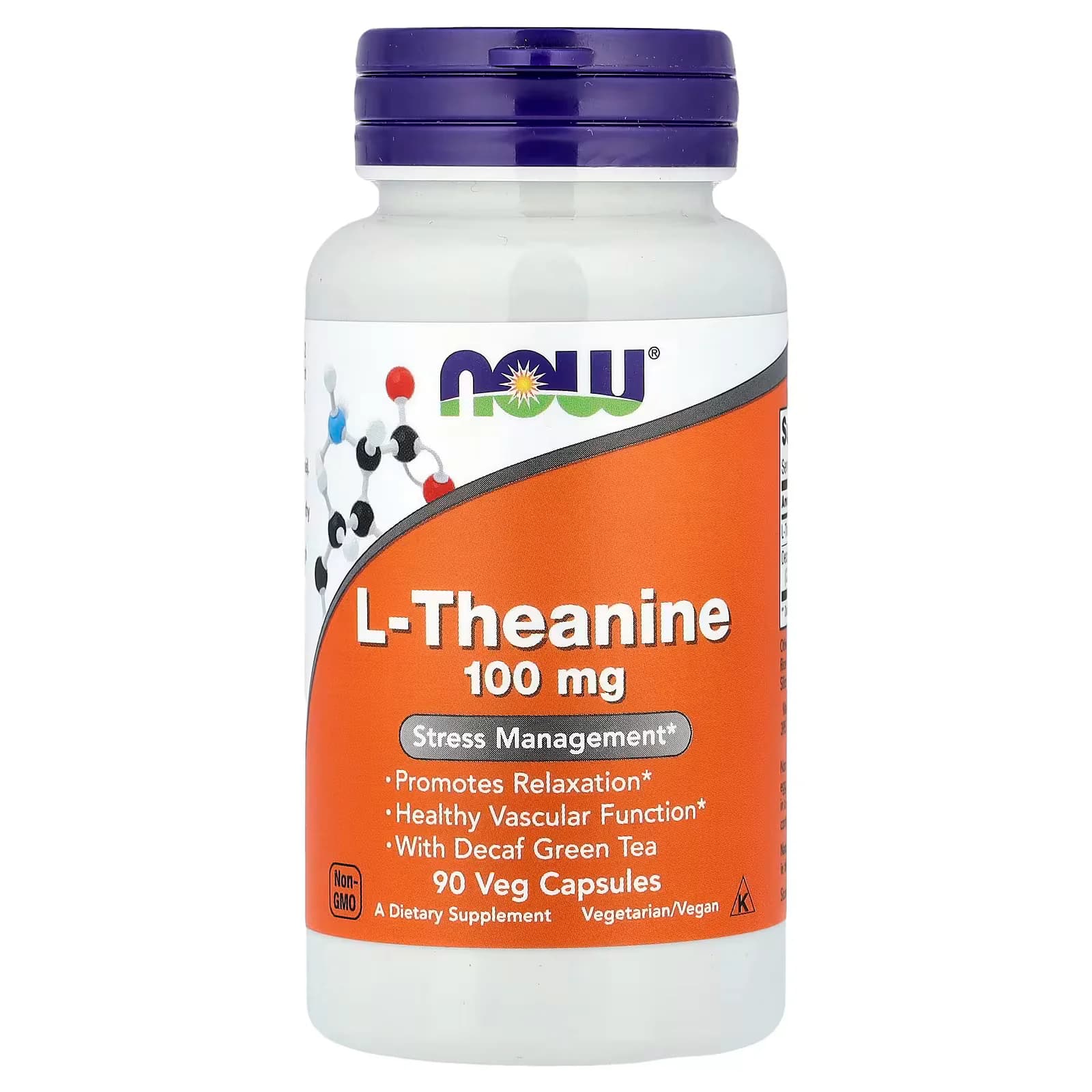 NOW Foods L-Theanine 100 mg Veg Capsules | Buy in Pakistan