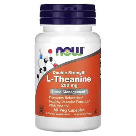 NOW Foods L-Theanine Capsules | Buy in Pakistan