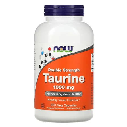NOW Foods Taurine 1000mg 250 Capsules | Buy in Pakistan