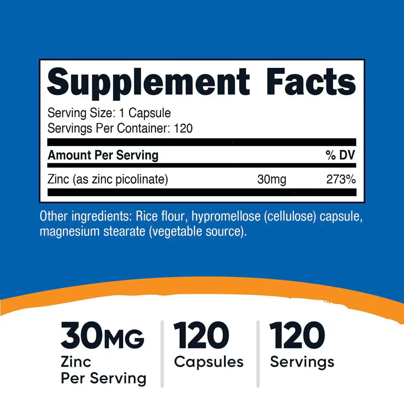 Nutricost Zinc Picolinate 30mg Capsules In Pakistan | Immune Health