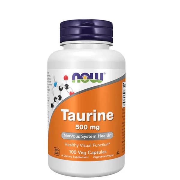 NOW Foods Taurine 500mg Veg Capsules | Buy in Pakistan