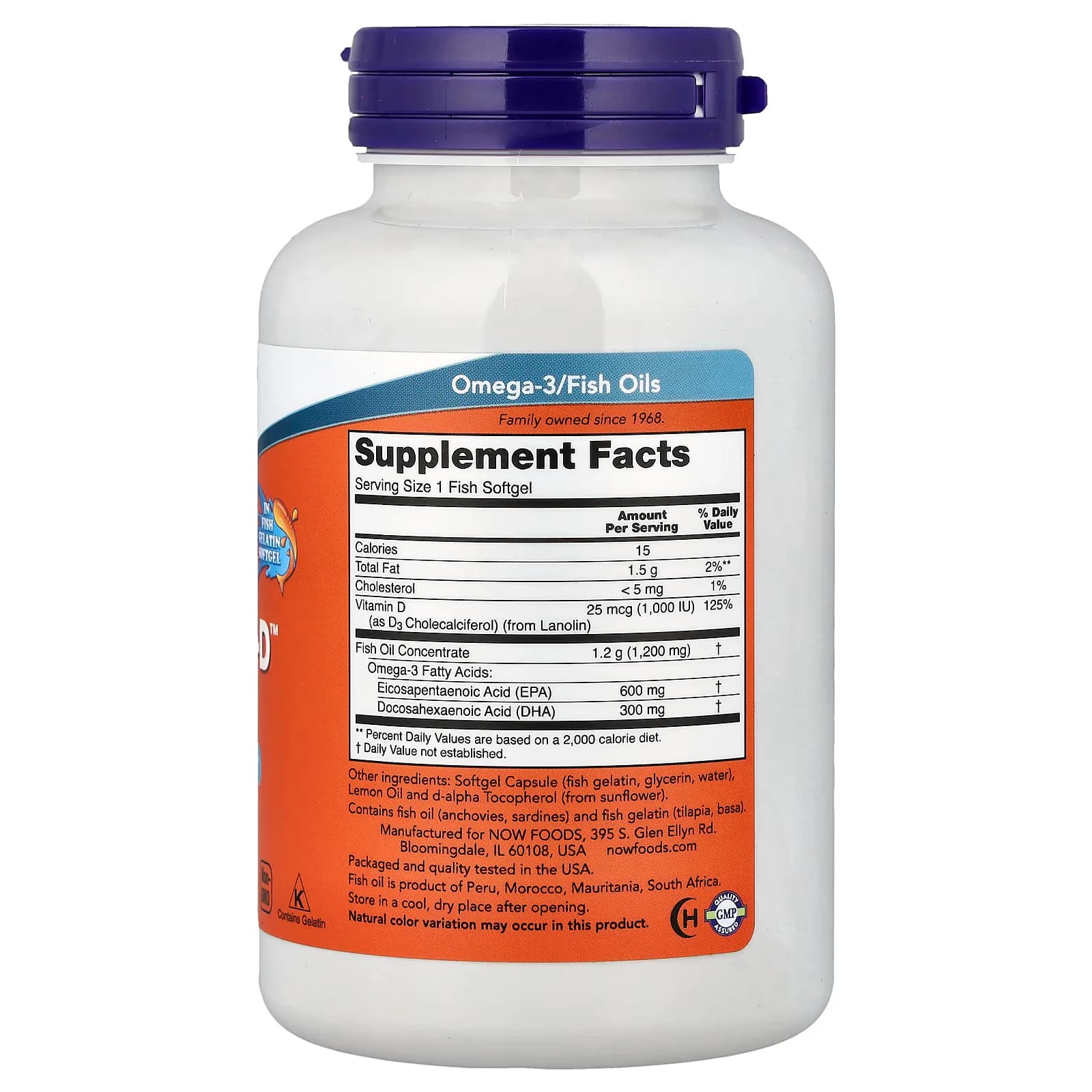 NOW Foods Ultra Omega 3-D Fish Oil 90 Softgels in Pakistan,