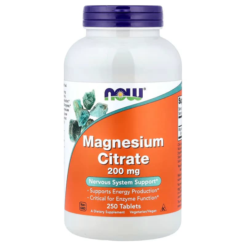 NOW Foods Magnesium Citrate 200mg Tablets in Pakistan,