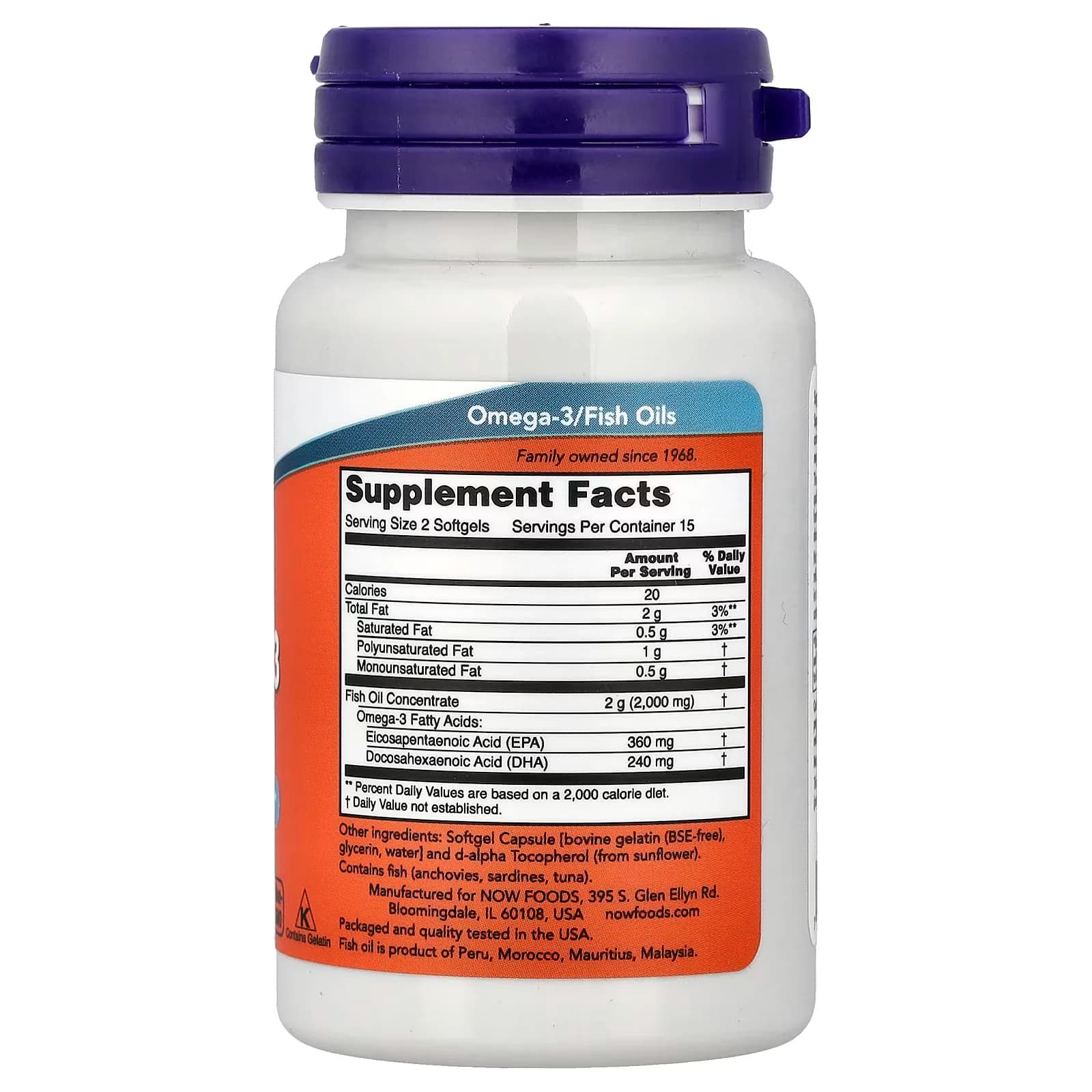 NOW Foods Omega-3 Fish Oil 30 Softgels Price in Pakistan