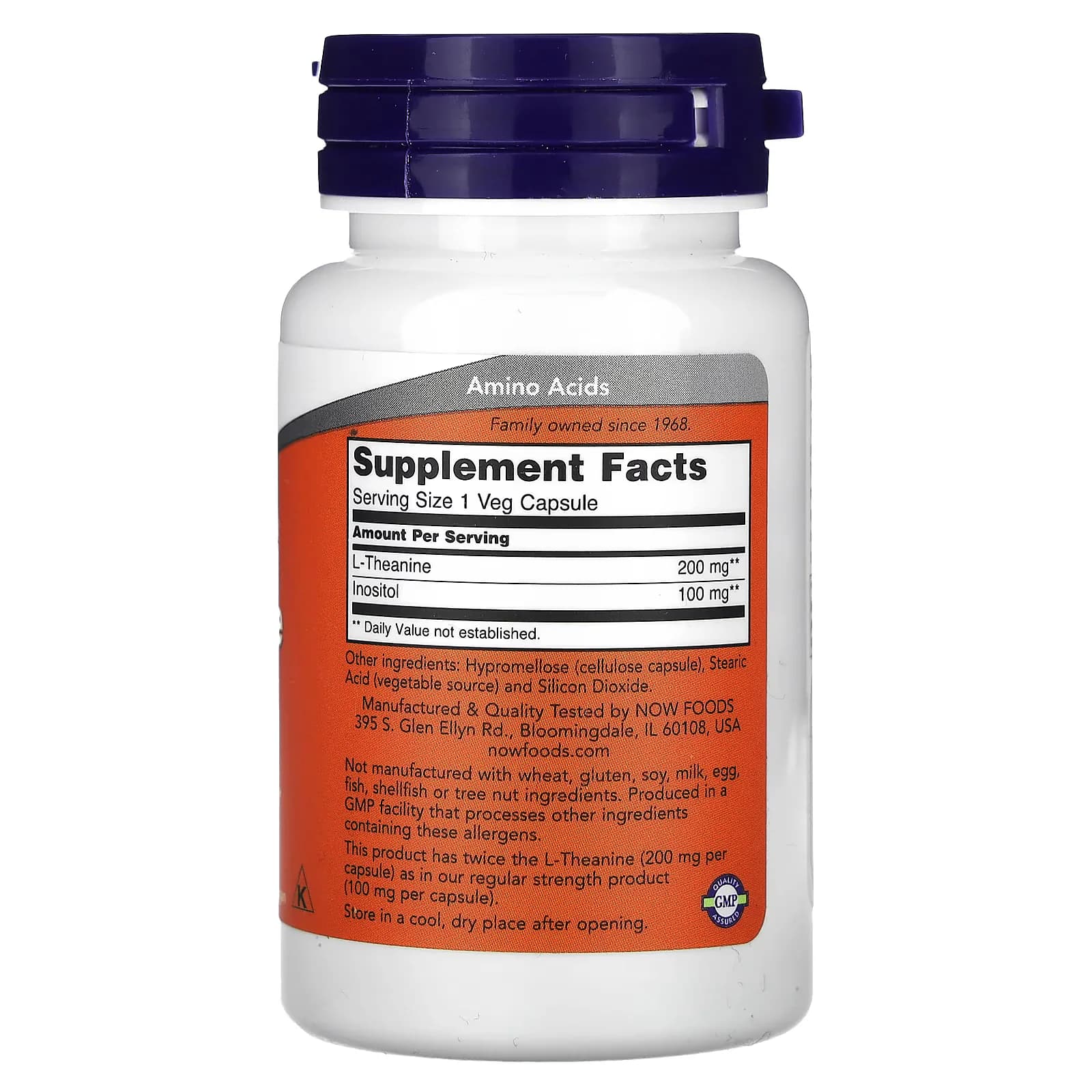 NOW Foods L-Theanine Capsules | Buy in Pakistan