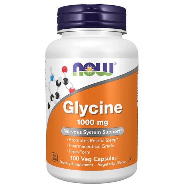 NOW Foods Glycine 1000mg Capsules | Buy in Pakistan