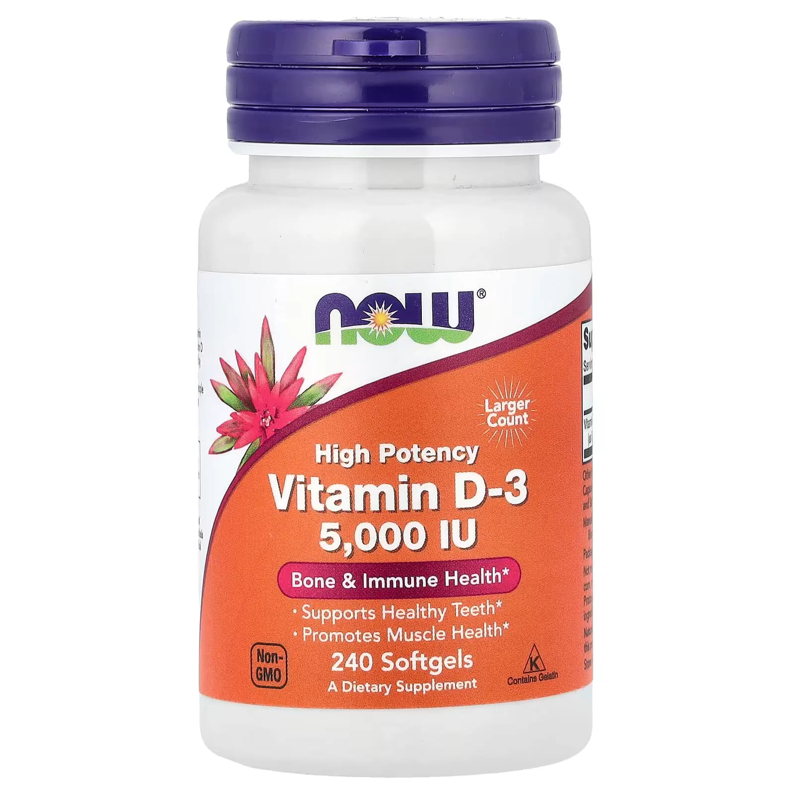 NOW Foods Vitamin D3 5000 IU | Buy in Pakistan